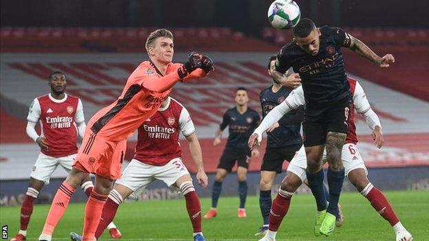 Arsenal lose to Manchester City