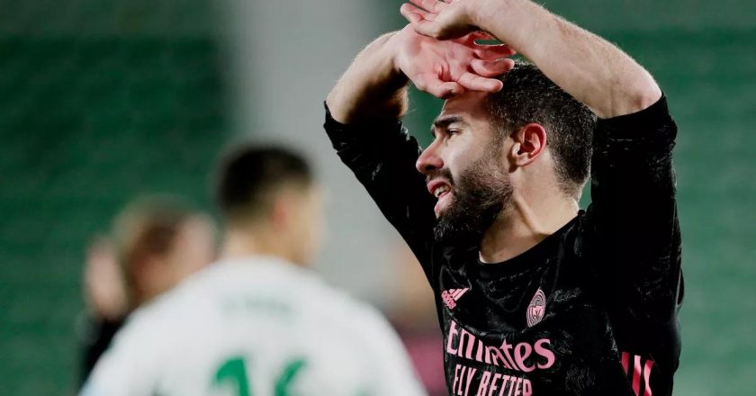 Real Madrid drop points in title race with draw against Elche