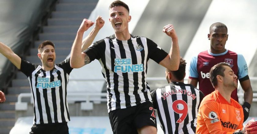 West Ham lose to Newcastle