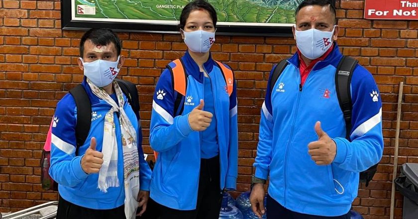 Nepal Para-Taekwondo Team leaves for Tokyo 2020 Paralympics