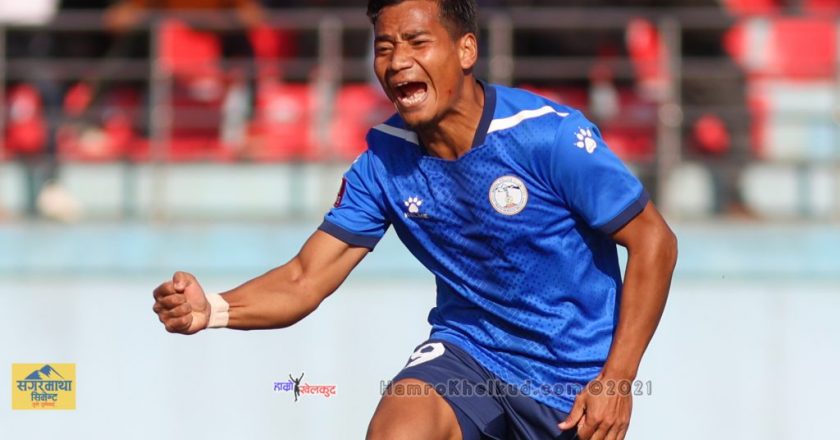 Himalayan Sherpa’s captain scores fastest goal but the club settle for a draw