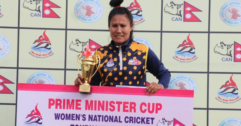 Rubina Chhetri adjudged best player during PM Cup Women’s T20 C’ship