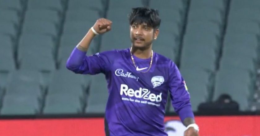 Sandeep Lamichhane shines with ball against Adelaide Strikers
