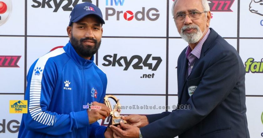 Dipendra Airee Declared Man-of-the-Match despite Nepal’s defeat