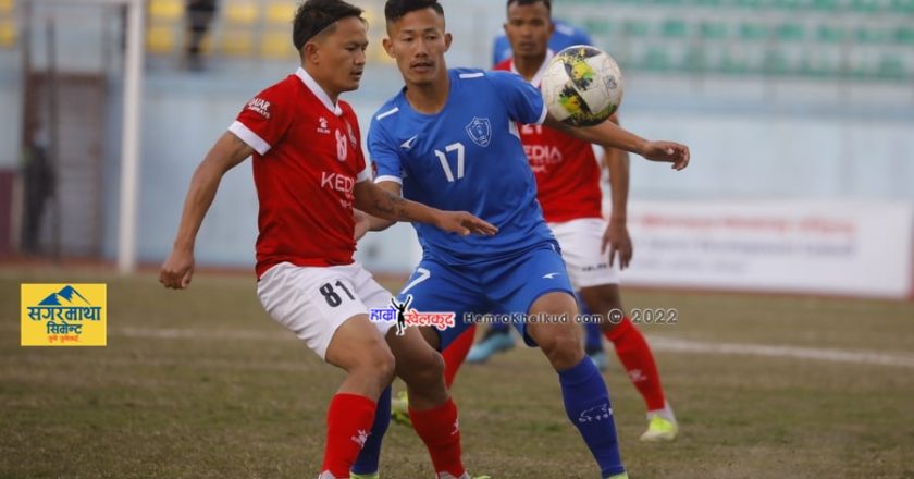 Suman Aryal salvages a late draw for Army