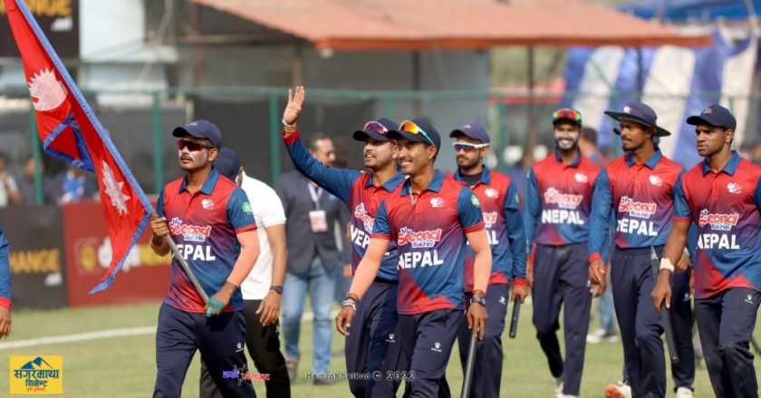 Nepal climb one spot in T20I ranking