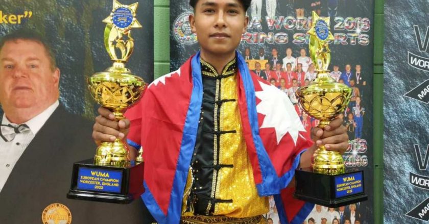 Nepal bags 3 gold medals in WUMA kung-fu championship