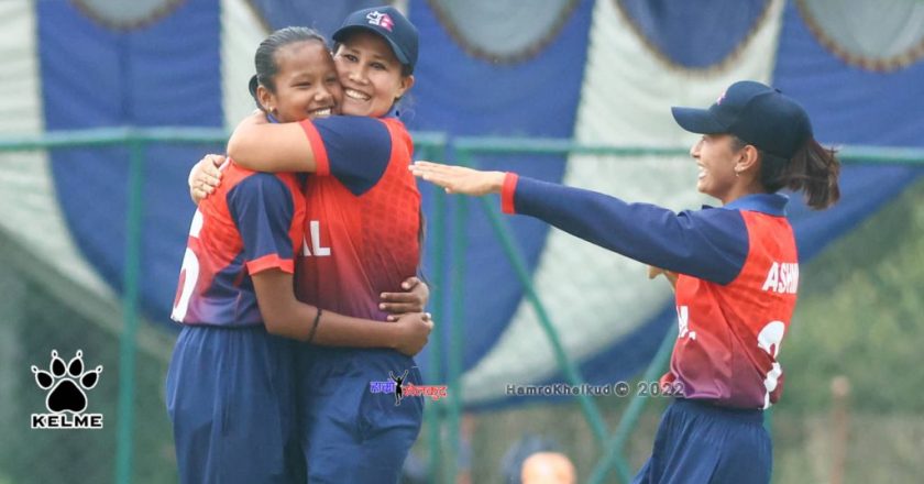 Nepali women’s cricket team registers first win over Uganda