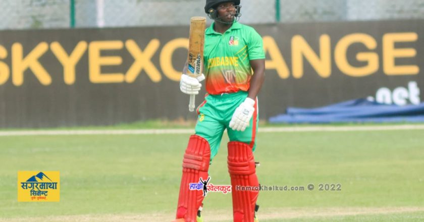 Zimbabwe register first win in practice match against Nepal