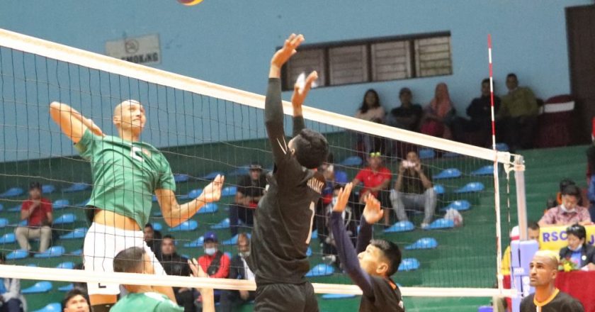 Army collects nine points in National Volleyball League