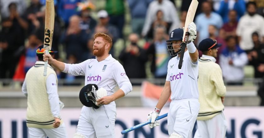 Joe Root and Jonny Bairstow complete record chase at Edgbaston