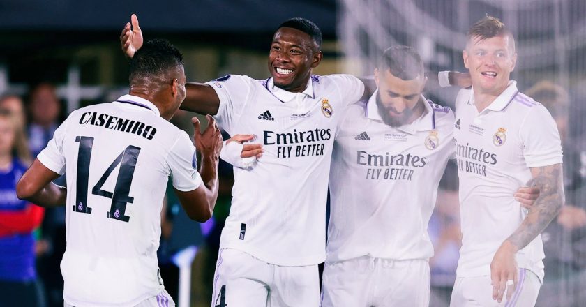 Real Madrid victorious