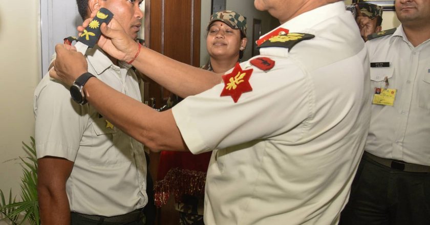 Khawas promoted to Captain of the Nepali Army