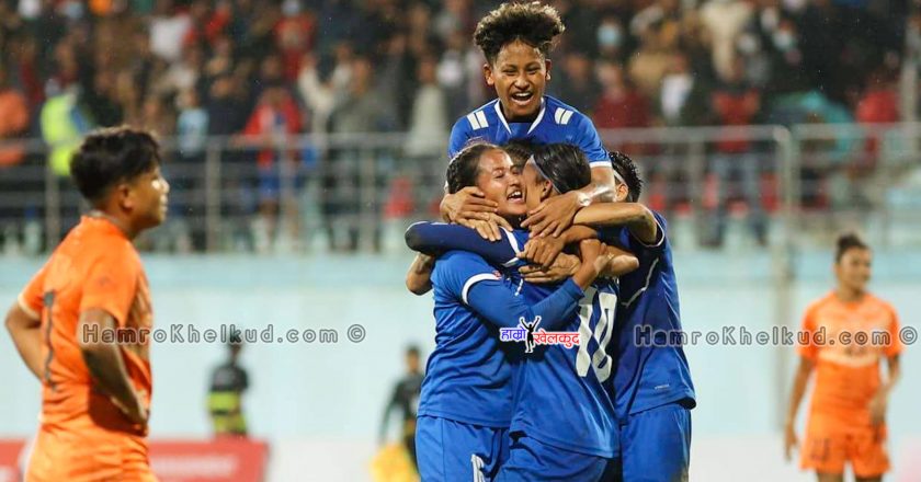 Nepal advanced to the finals registering a historic victory over India