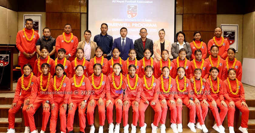 Nepal U15 Women’s team to depart towards Bangladesh tomorrow