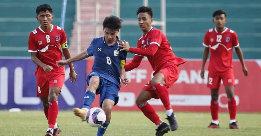 Nepal suffers a broad margin defeat