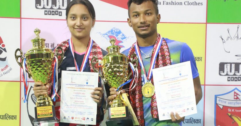 Prince and Rashila victorious in Lalitpur Mayor Cup