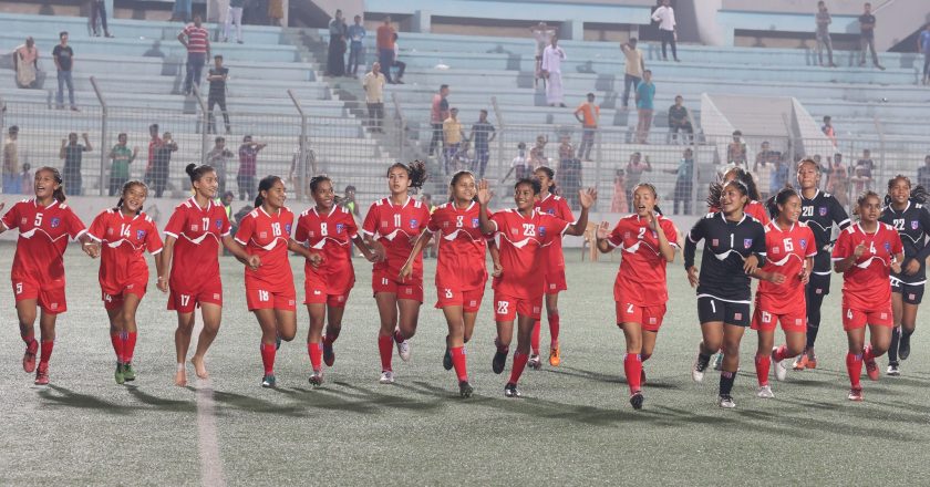 Barsha’s late strike helps Nepal go top