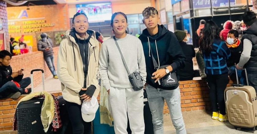 Nepal Women International trio flies to India