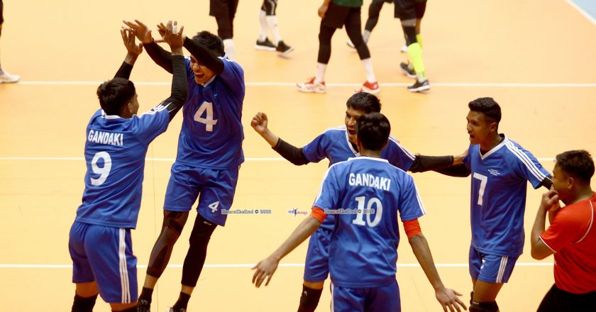 Gandaki keeps trophy home