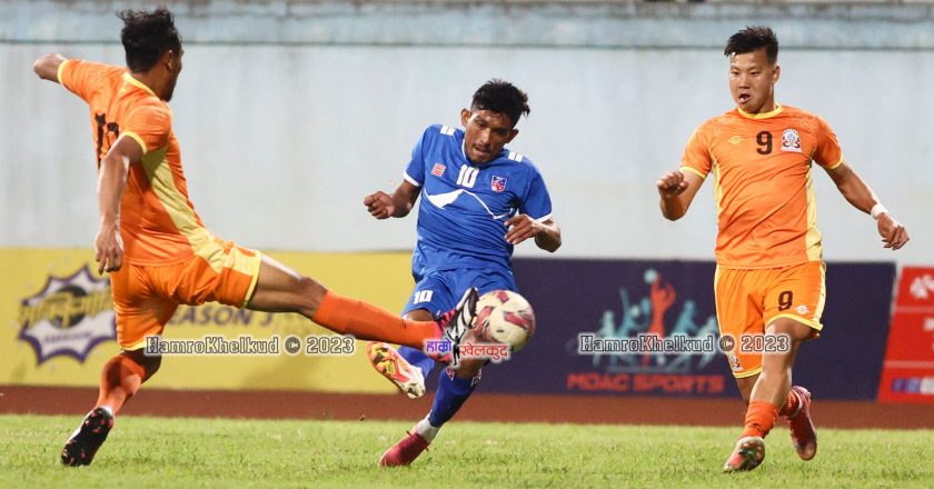 Deepak’s maiden goal halts Bhutan’s hope of advancing to the final