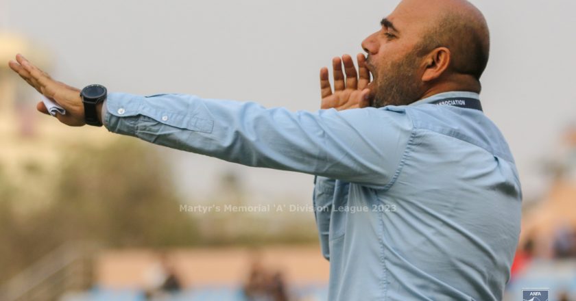 Humagain in control of the Church Boys’ dugout violating regulations