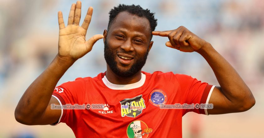 Machhindra trashes Khumaltar in a 10 goals thriller with Olawale netting 5 alone