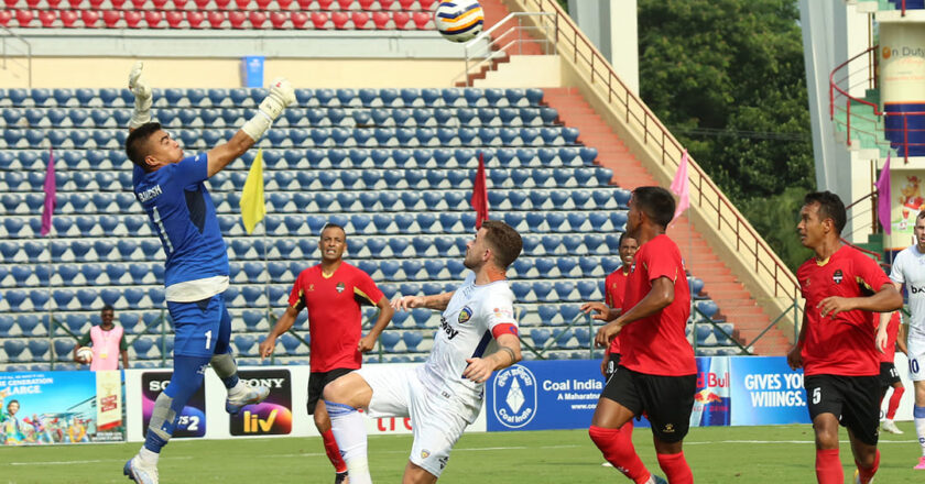 Army Faces Defeat Against Chennaiyin FC