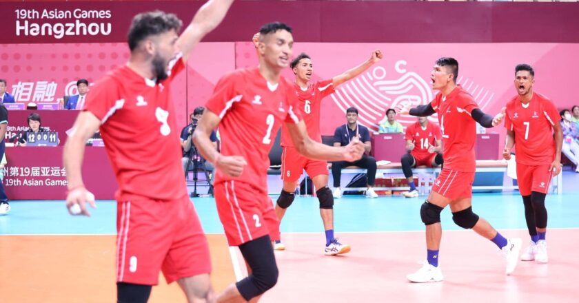 Nepal Suffer Second Consecutive Loss in ASIAD Men’s Volleyball
