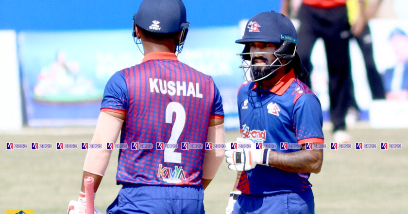 Kushal Malla & DS Airee’s Mammoth Fifth-Wicket Partnership Guides Nepal To A Massive Total
