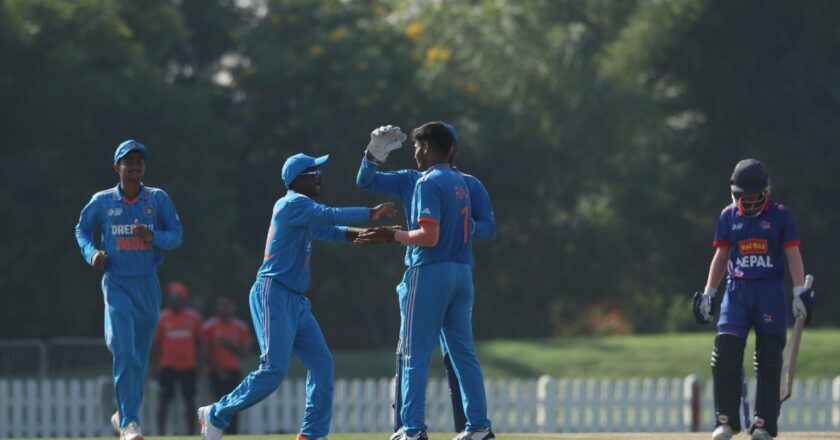 Nepal Exit U-19 Asia Cup With A 10-wicket Loss Against India